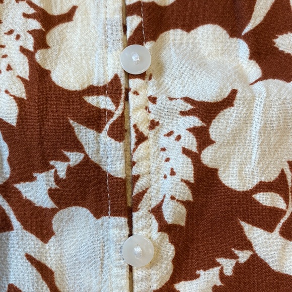 NEW Women’s Brown with/Cream Color Floral Dress by Universal Thread. Size M. - Picture 13 of 14